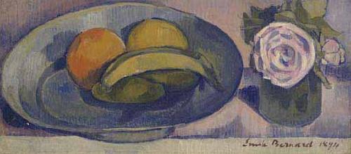 Emile Bernard Nature morte a la banane Norge oil painting art
